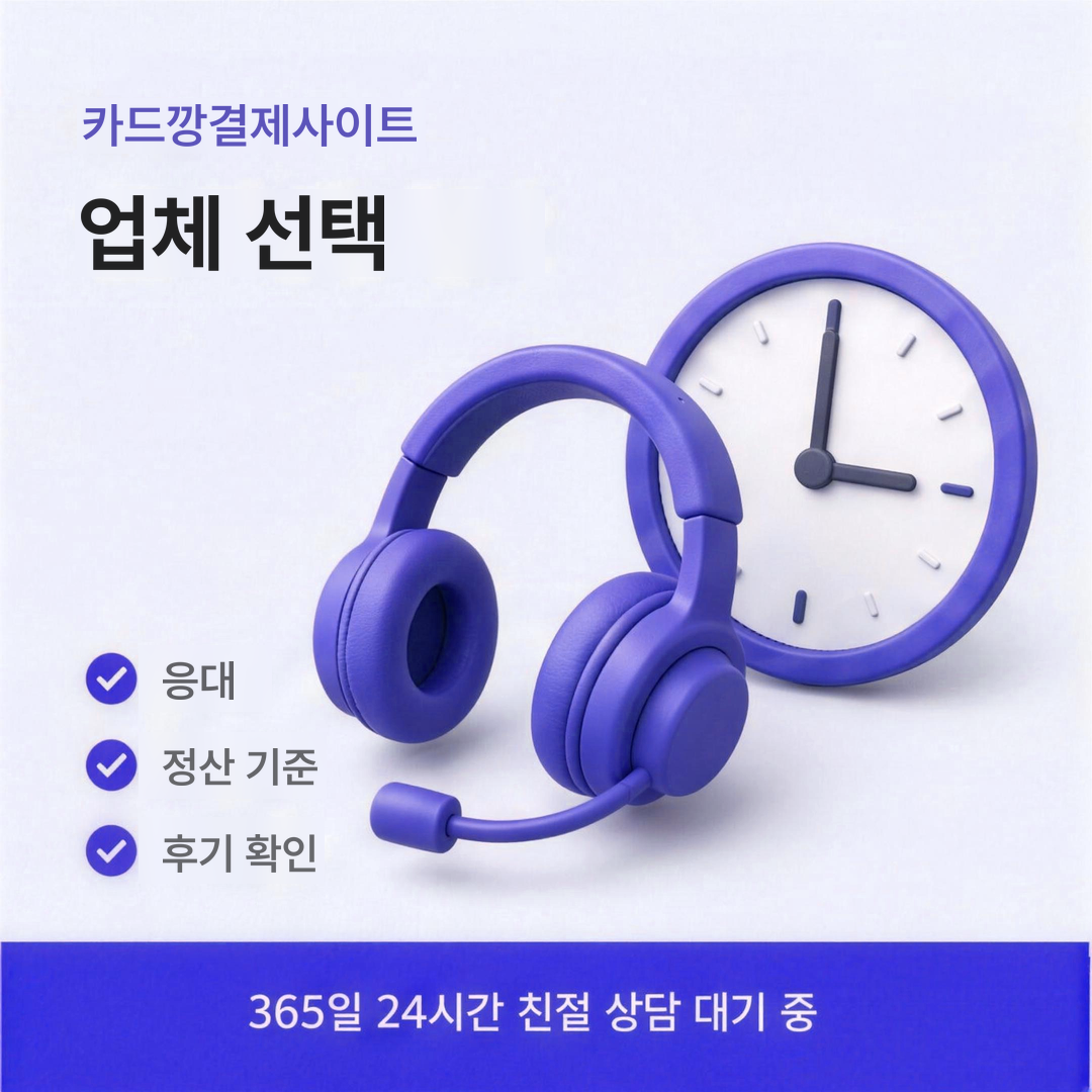 다음머니 카드깡결제사이트 업체 선택 안내